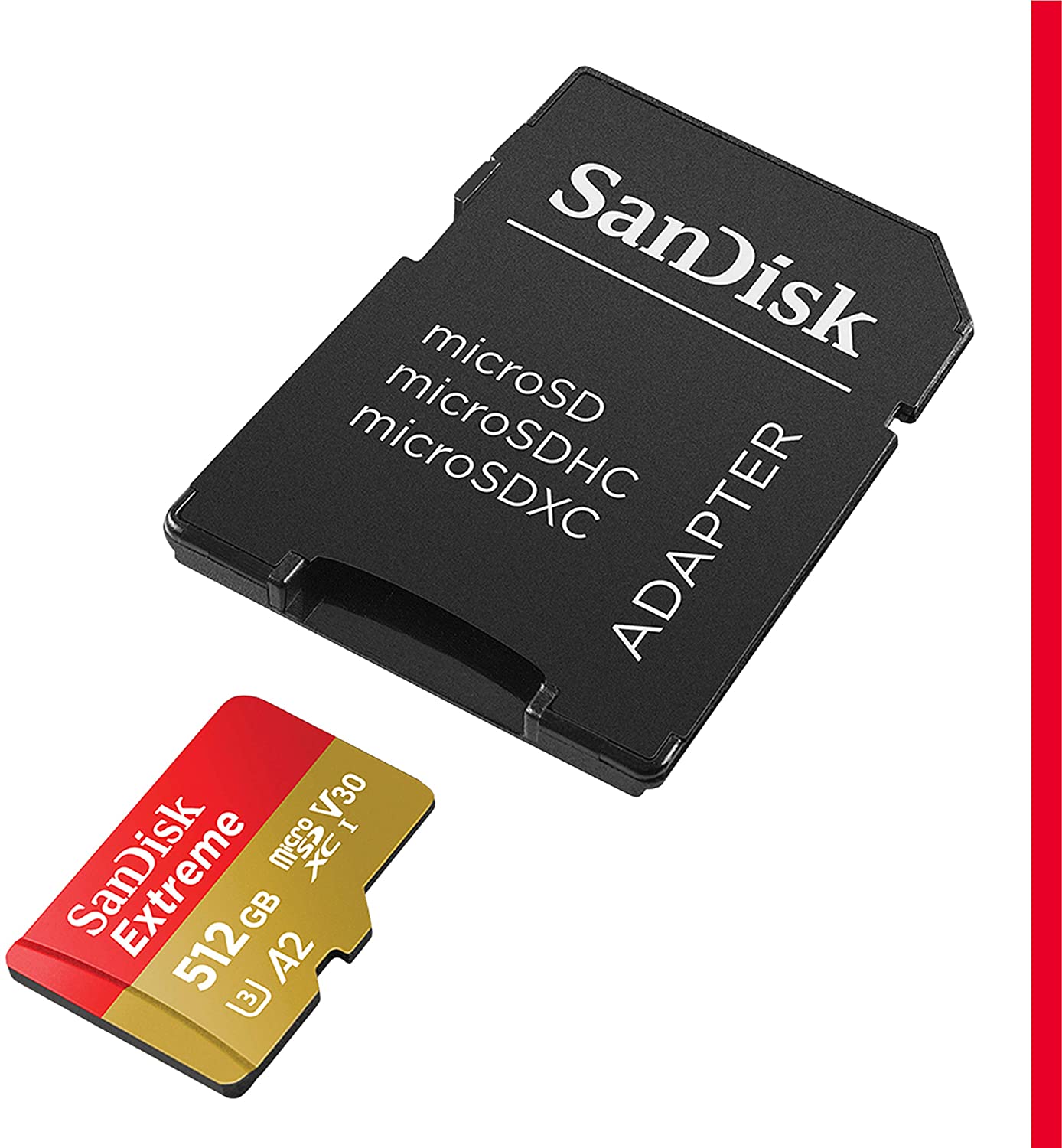 SanDisk Extreme microSDXC UHS-I Speicherkarte + SD Adapter – Bild 3